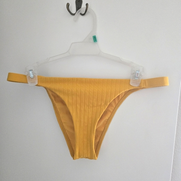 Damsel  Mustard Rib High Leg Bikini Bottom - Picture 4 of 12